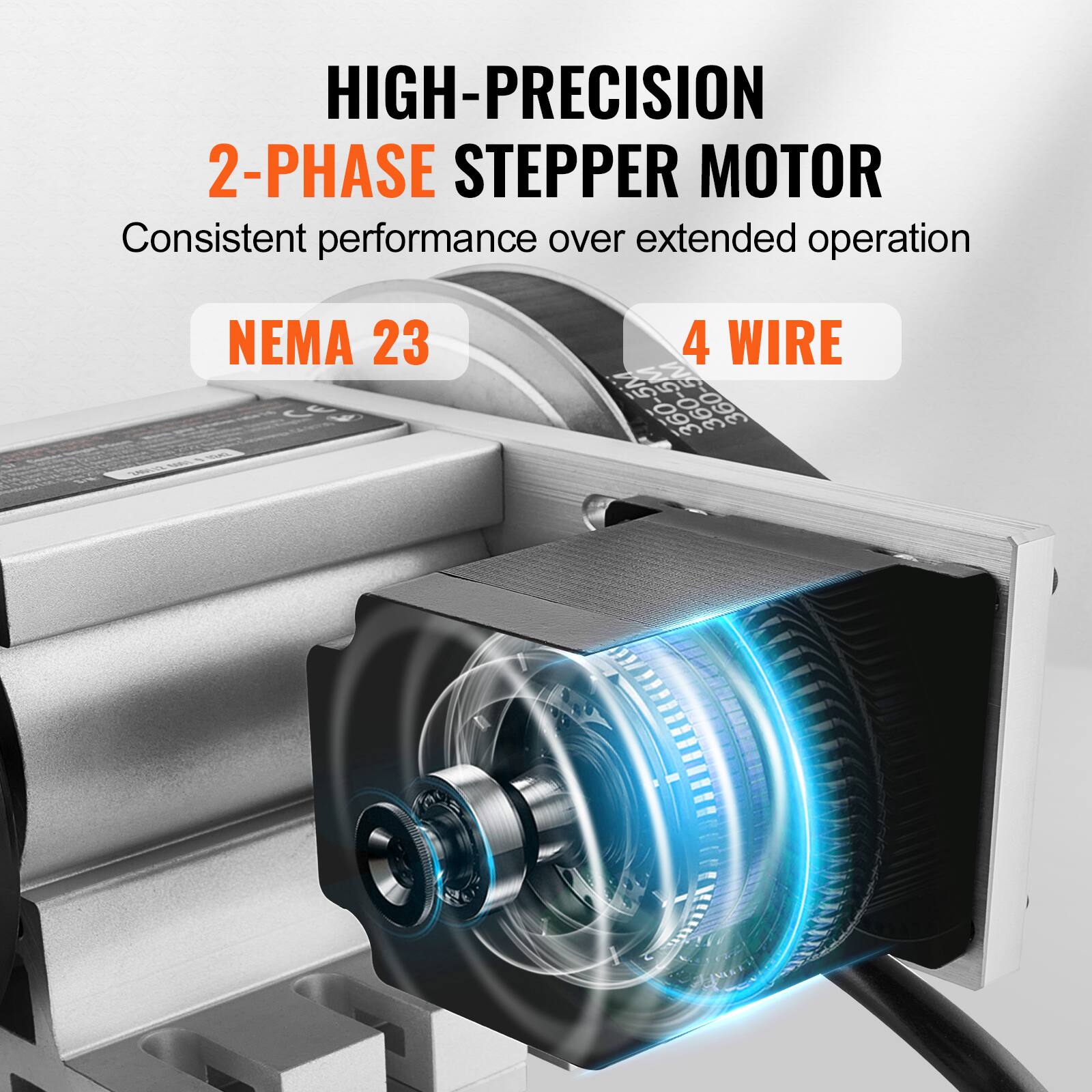 HIGH-PRECISION 2-PHASE STEPPER MOTOR  
Consistent performance over extended operation  
NEMA 23  
4 WIRE
