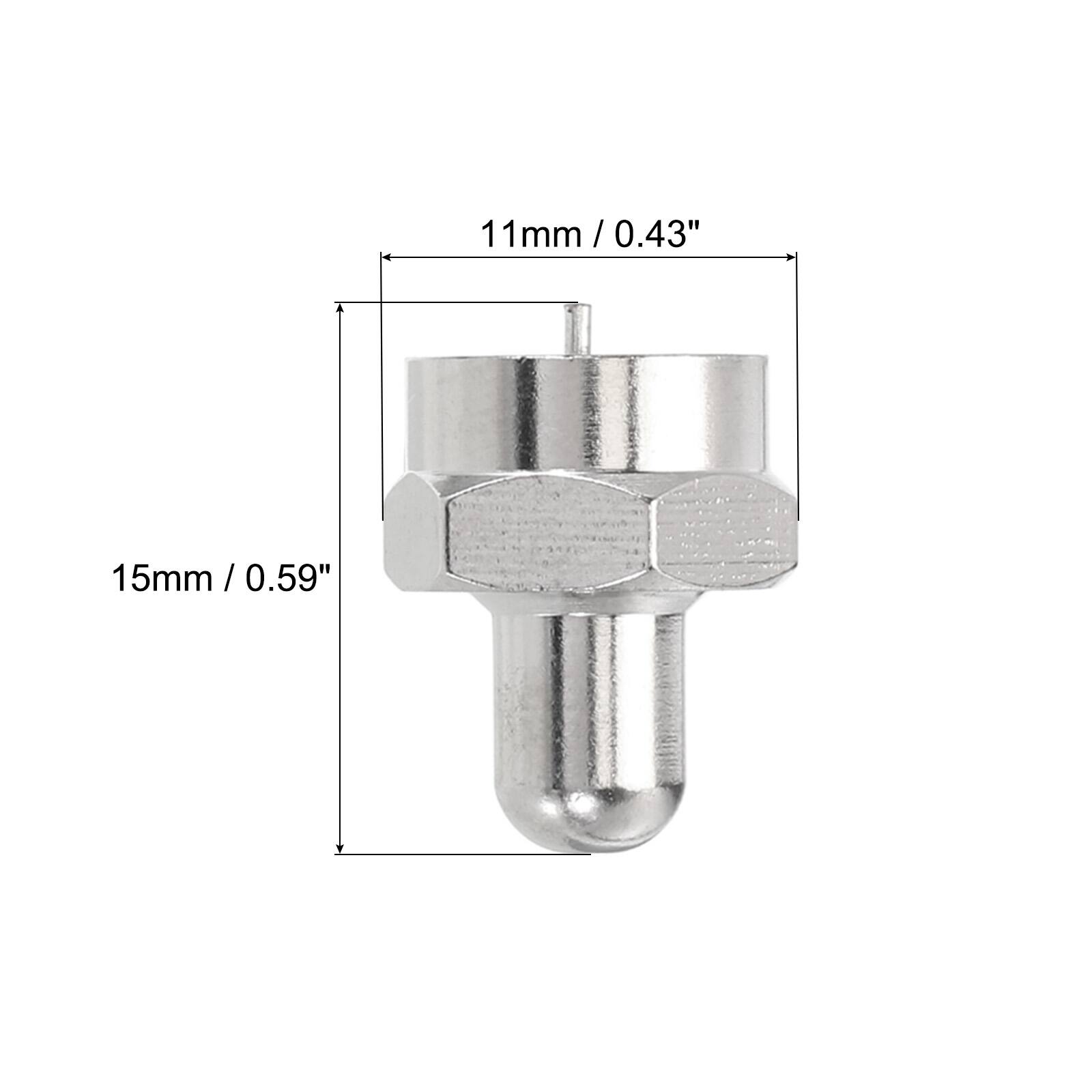 11mm / 0.43"  
15mm / 0.59"