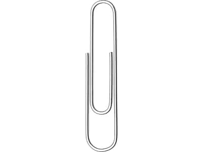 Alt View 2. ACCO - Recycled Paper Clips, #1, Silver, 100/Box, 10 Boxes/Pack - Silver.