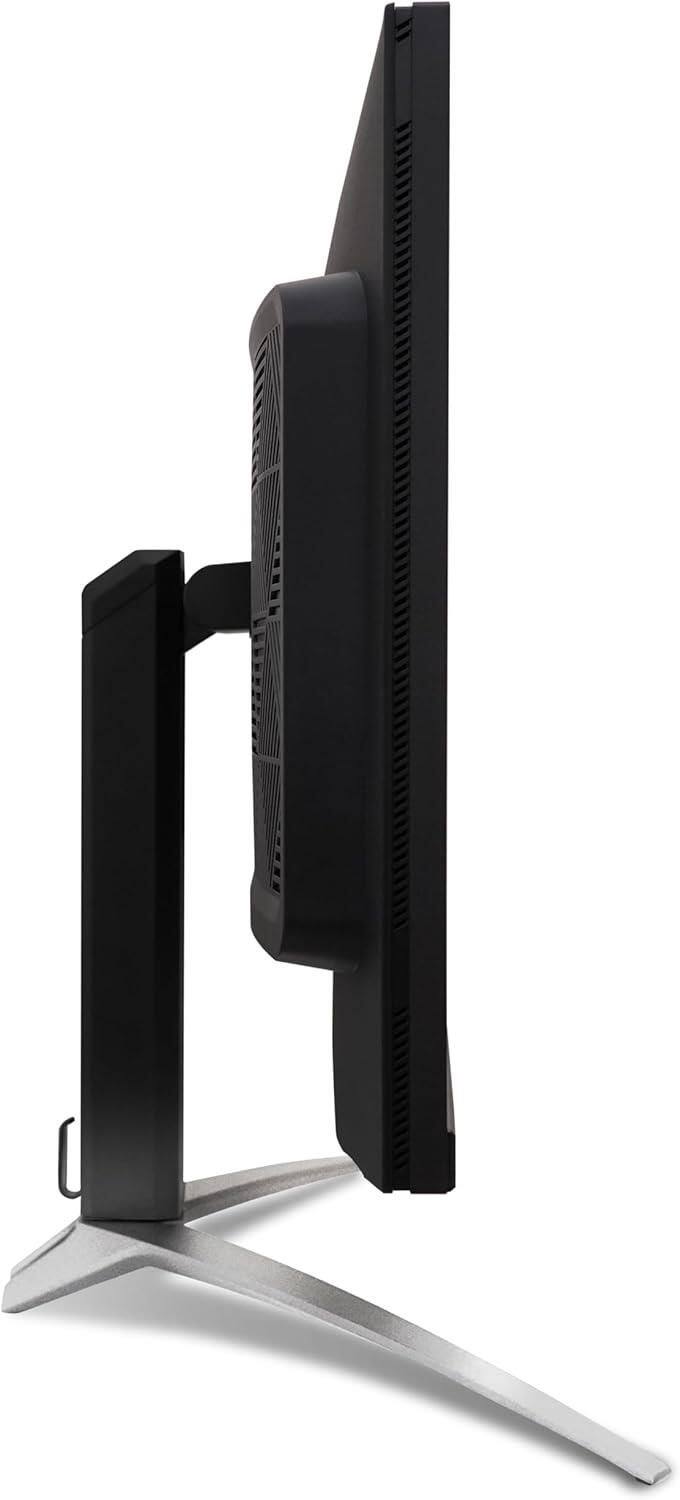 Back. Acer - Nitro XV323QU M3 WQHD Gaming LED Monitor 2560x1440 165Hz - 16:9 - Black - Black.