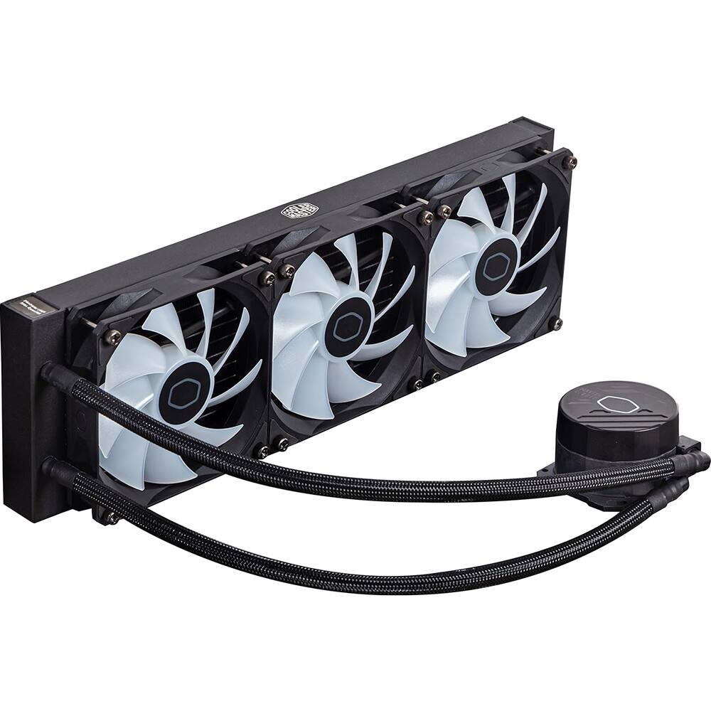 Alt View 3. Cooler Master - MasterLiquid 360L Core ARGB CPU Liquid Cooler Computer Fan MLW-D36M-A18PZ-R1 - Black.
