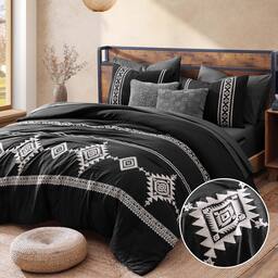 Charcoal Black-Oversized Queen 7 Piece