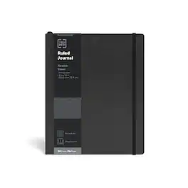 TRU RED - TRU RED™ Large Flexible Cover Ruled Journal, (TR54774) - Black
