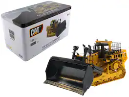 CAT Caterpillar D11T CD Carrydozer with Operator "High Line Series" 1/50 Diecast Model by Diecast Masters - Yellow
