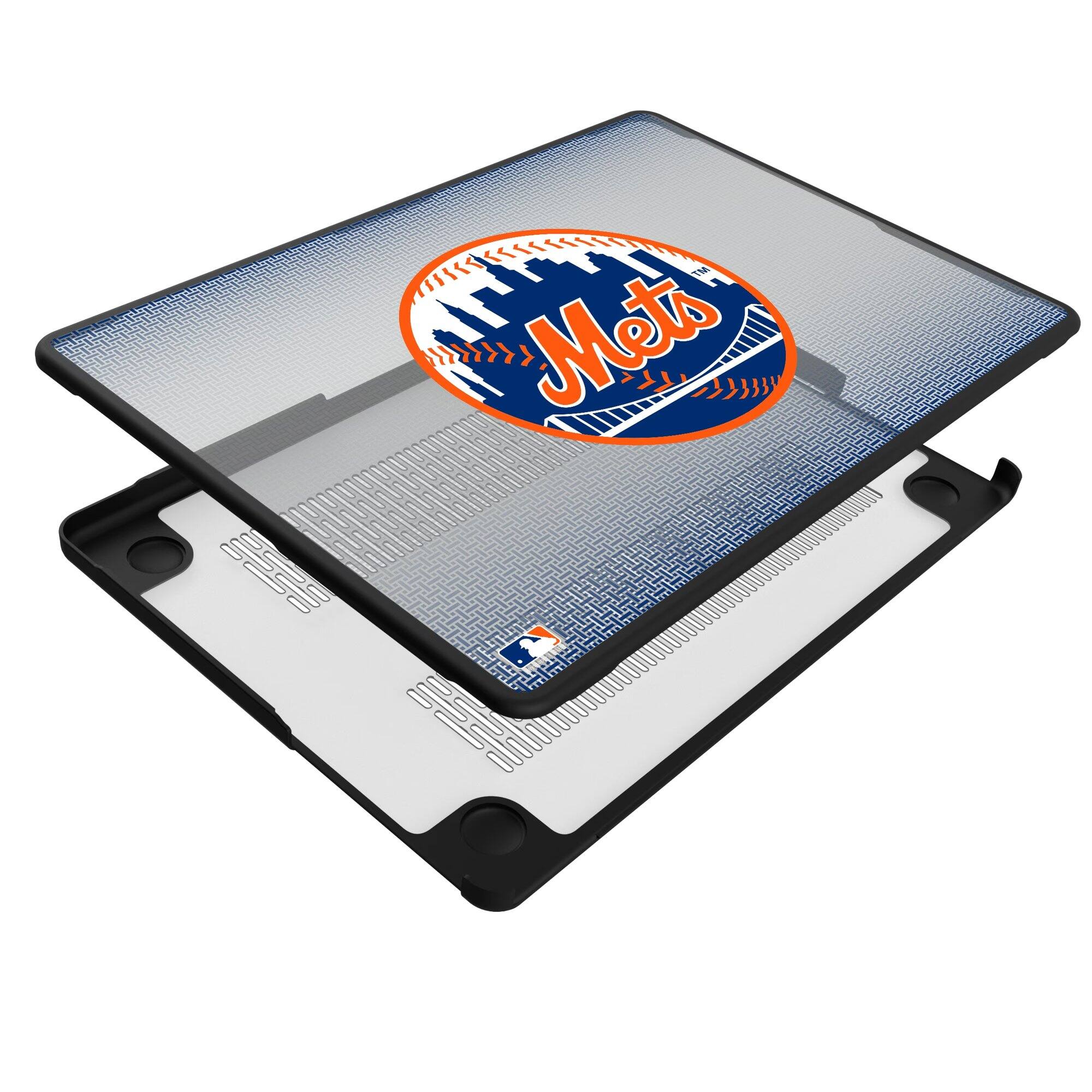 Alt View 3. Keyscaper - New York Mets Linen MacBook Case - Pro 13 in - Multicolor.