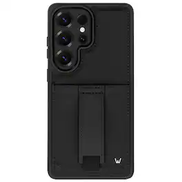 Walli Cases - Samsung S26 Plus Phone Case with Wallet and Finger Strap - Lights Out