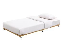 Kings Brand Furniture - Moley Metal Trundle - Honey Mustard