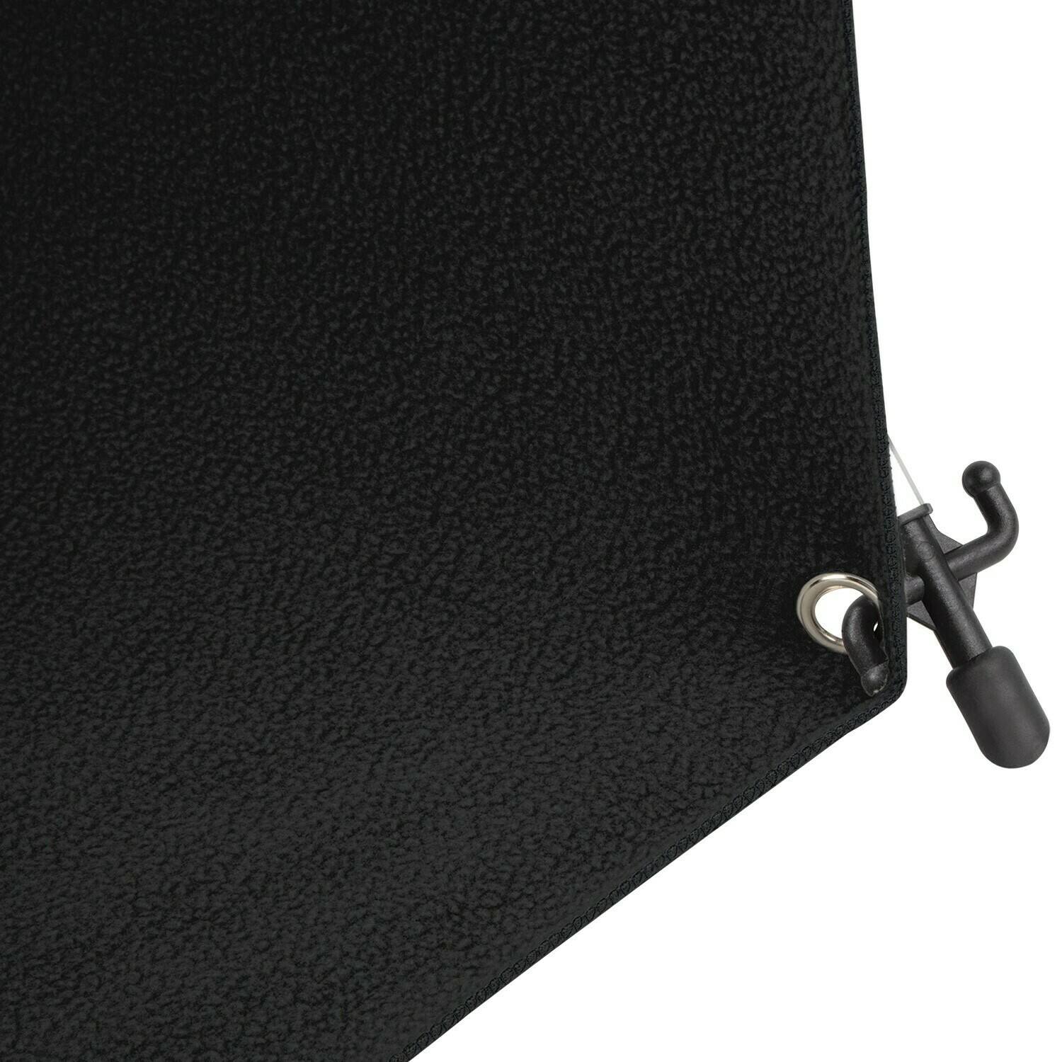 Left. Westcott - Westcott X-Drop Pro Wrinkle-Resistant Backdrop Kit Rich Black (8x8) Feet.