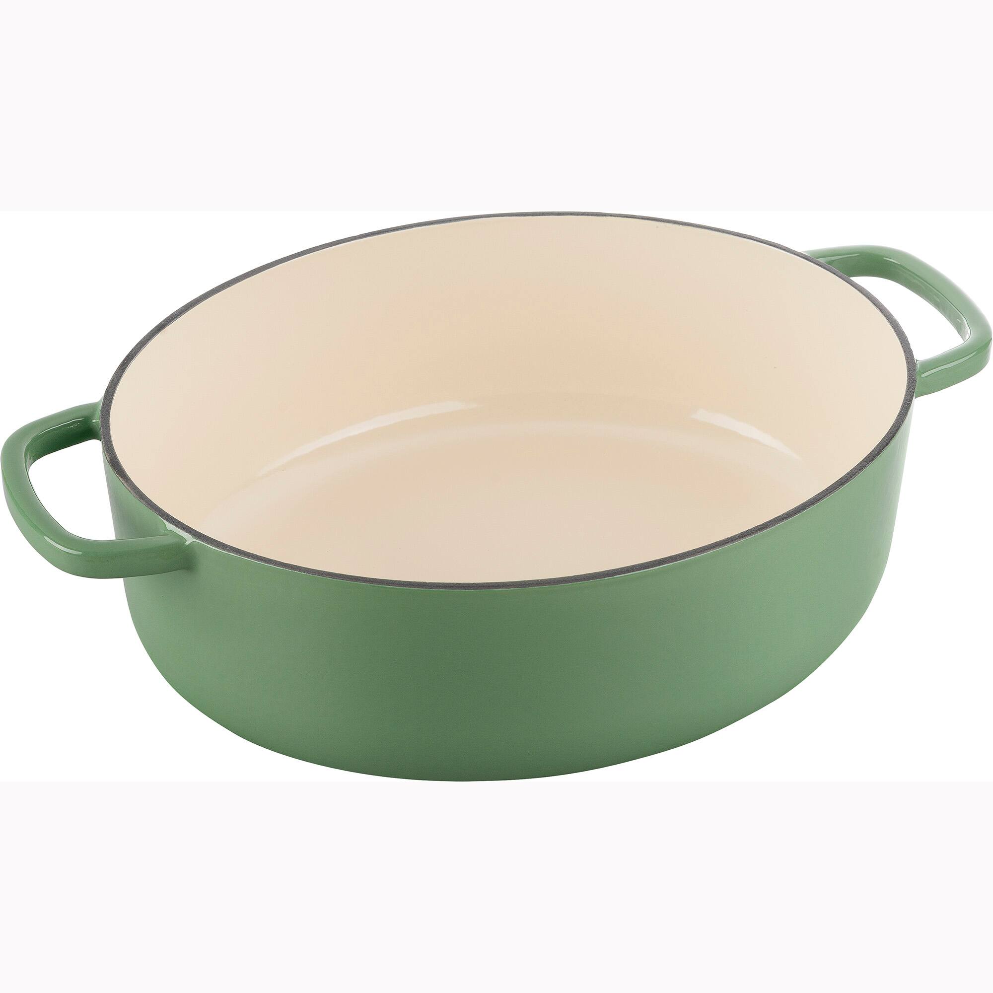 Alt View 5. Ballarini - Ballarini Bellamonte Cast Iron 4.75-qt Oval Dutch Oven - Saggio Green - Green.