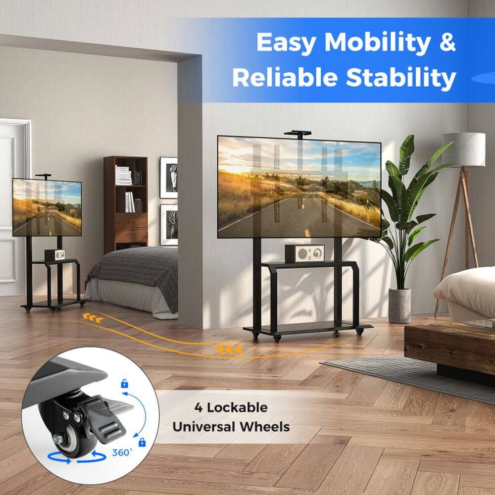 Easy Mobility & Reliable Stability

4 Lockable Universal Wheels 360°