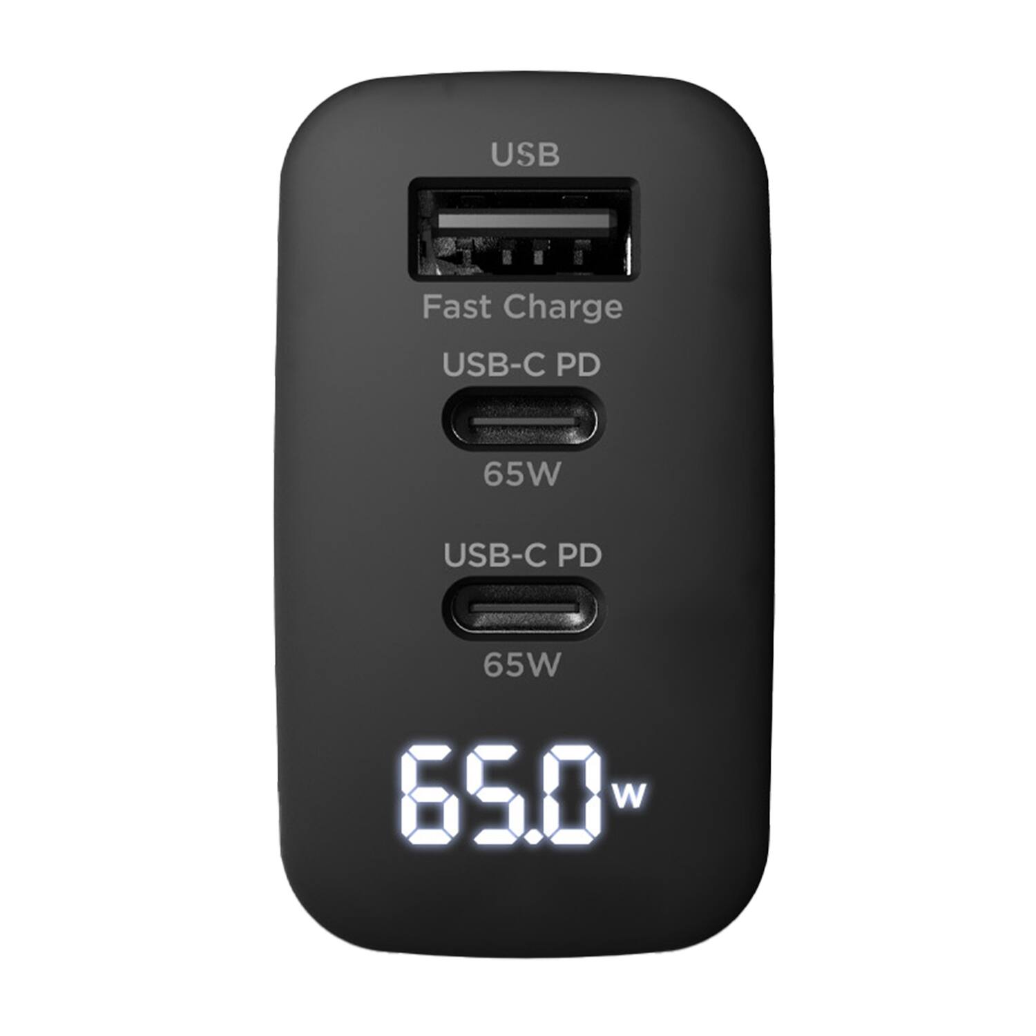 USB Fast Charge  
USB-C PD 65W  
USB-C PD 65W  

65.0W