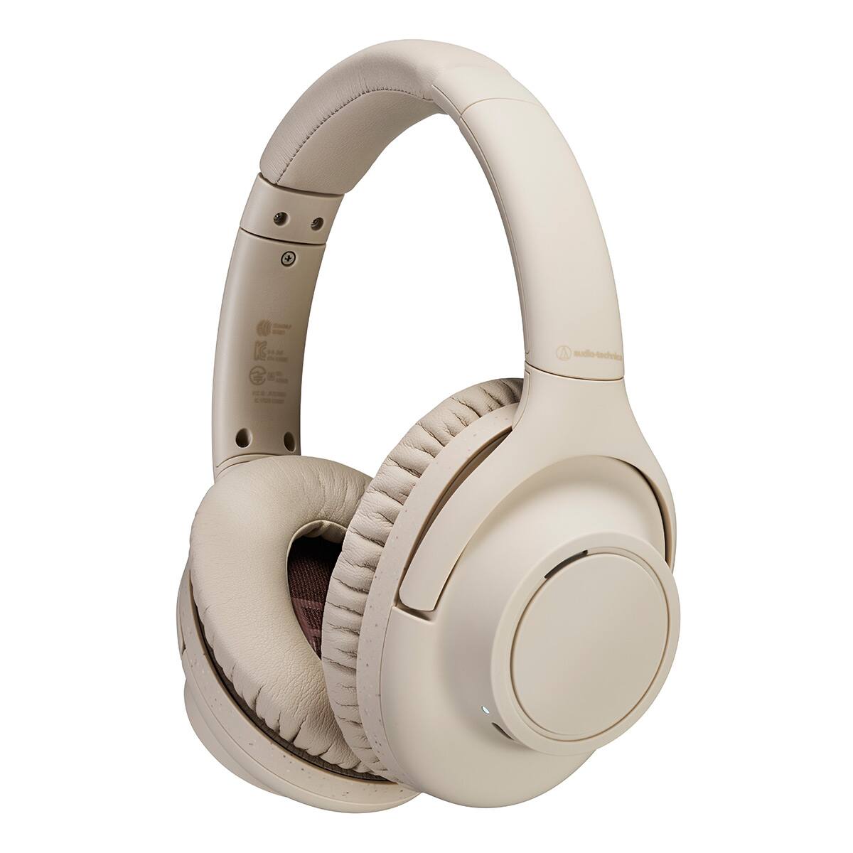 Audio-Technica - ATH-S300BT Bluetooth Over-Ear Headphones - Beige