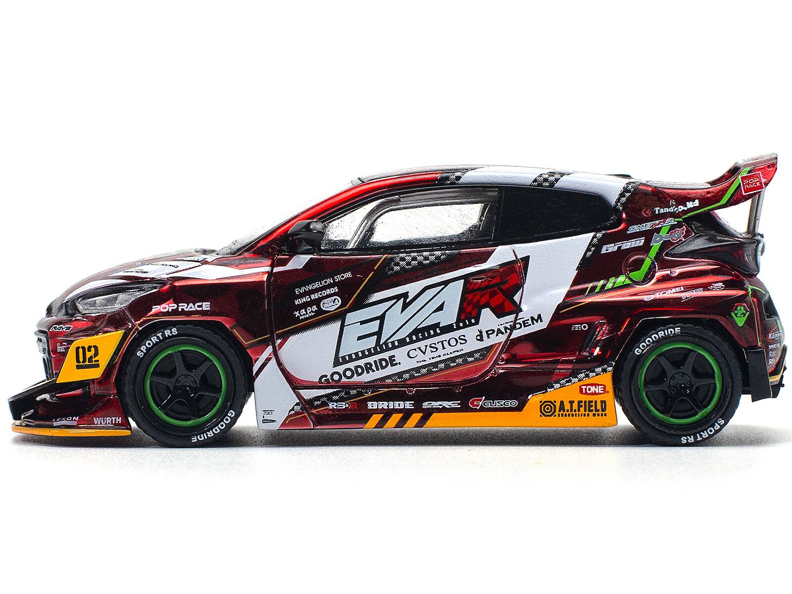 Sure, here is the corrected and grouped text from the image:

- POP RACE
- SPORT RS
- 02
- EVANGELION STORE
- EVANGELION RECORDS
- GOODRIDE
- WURTH
- TONE
- BRIDE
- A.T. FIELD
- Tandem
- GOODRIDE
- CVSTOS
- PANDEM
- GOODRIDE
- TONE
- BRIDE
- A.T. FIELD
- GOODRIDE
- SPORT RS
- POP RACE
- Ko PE RE
- Tandem
- GOODRIDE
- CVSTOS
- PANDEM
- GOODRIDE
- TONE
- BRIDE
- A.T. FIELD
- GOODRIDE
- SPORT RS
- POP RACE
- Ko PE RE
- Tandem
- GOODRIDE
- CVSTOS
- PANDEM
- GOODRIDE
- TONE
- BRIDE
- A.T. FIELD
- GOODRIDE
- SPORT RS
- POP RACE
- Ko PE RE
- Tandem
- GOODRIDE
- CVSTOS
- PANDEM
