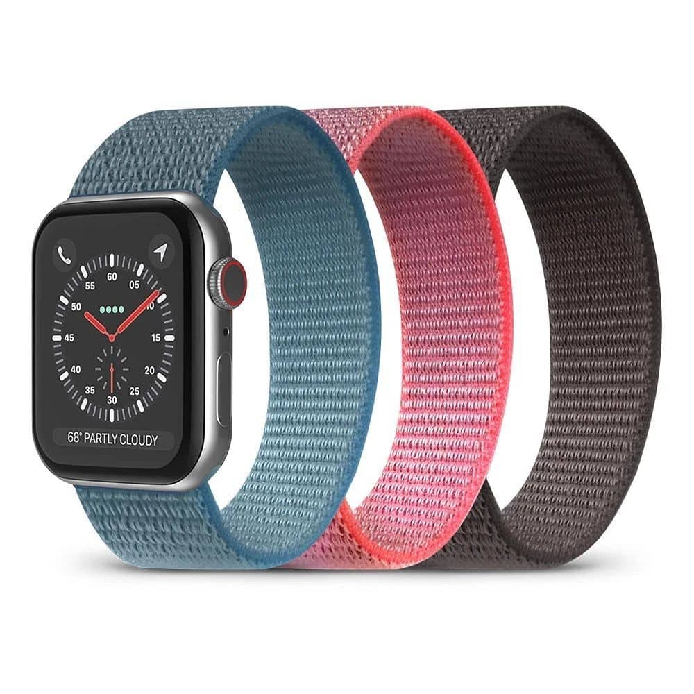 PureGear - Velcro Watch Bands 3-Pack for Apple Watch 38/40/41/42mm - Multi