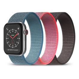 PureGear - Velcro Watch Bands 3-Pack for Apple Watch 38/40/41/42mm - Multi