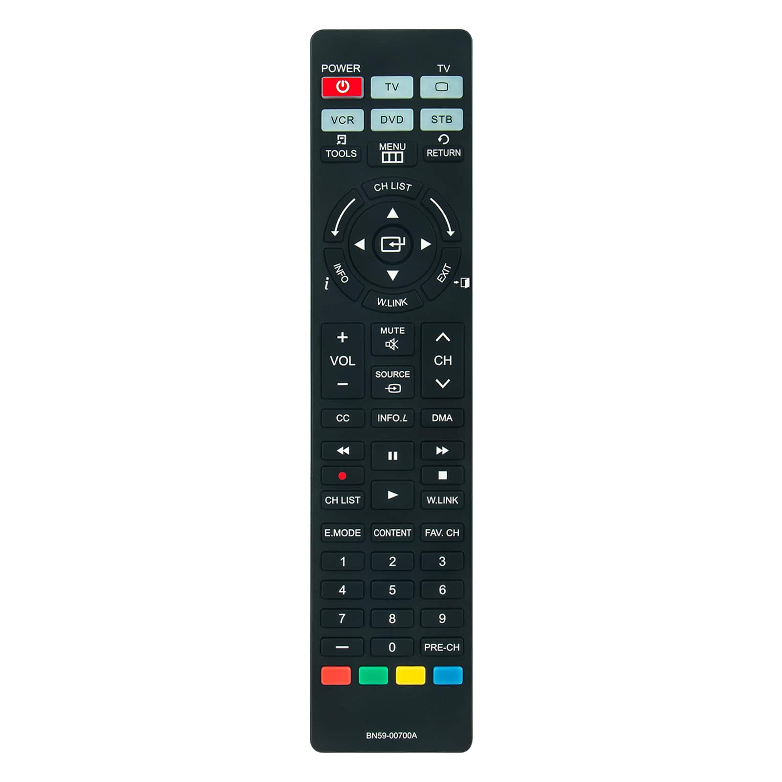 VINABTY - New BN59-00700A Replaced Remote Fits for Samsung TV LN55A950D1FXZX LN46A850S1F LN46A850S1FXRL LN46A850S1FXZC - Black