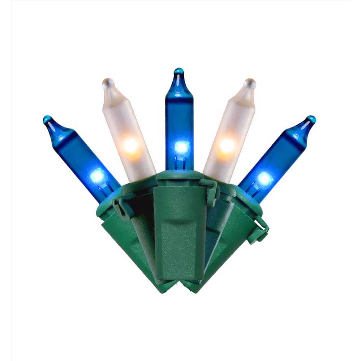 Celebrations - Classic LED T5 Blue/Pure White 100 ct String Christmas Lights 24.75 ft. price history on PriceWatchPro