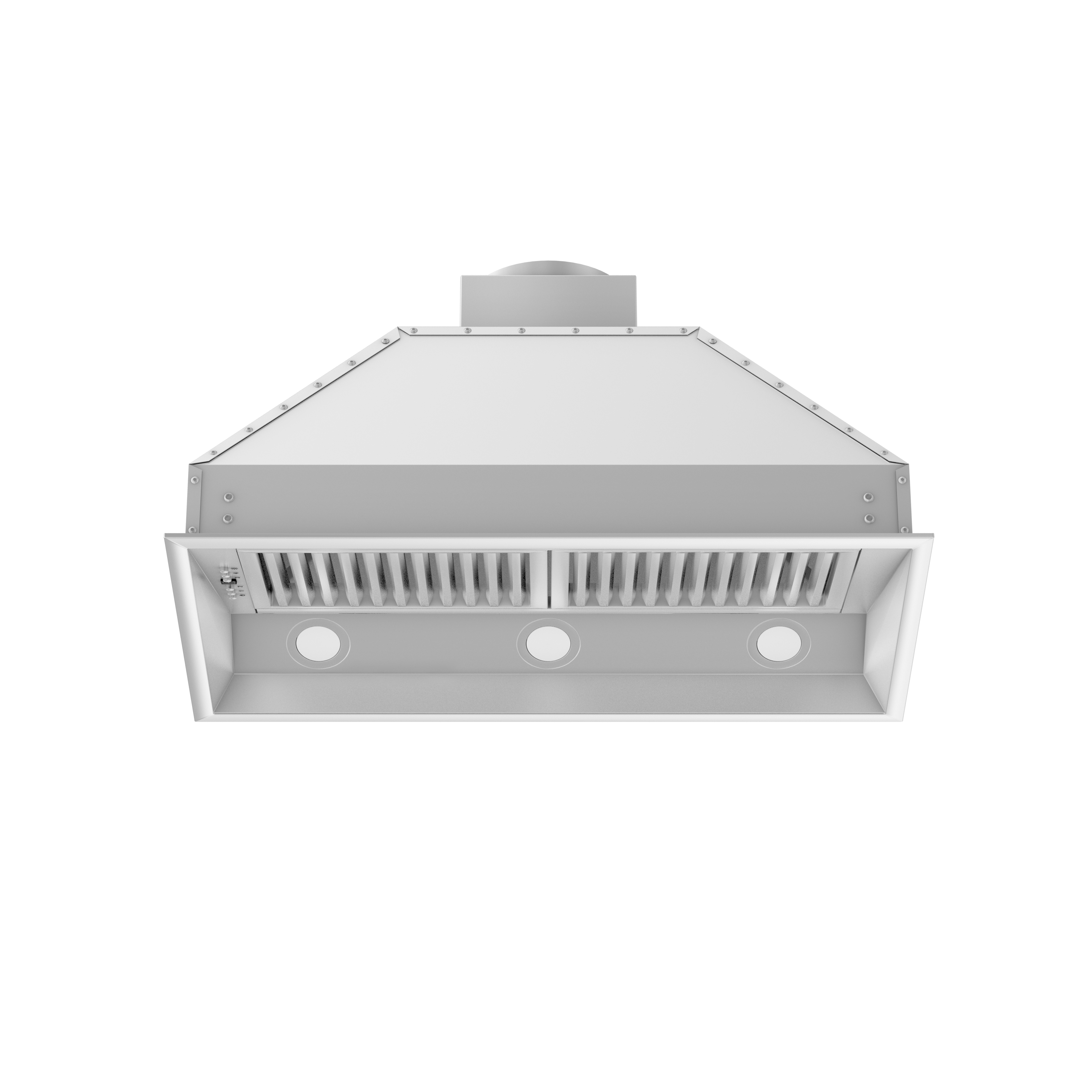 Alt View 1. ZLINE - ZLINE 34" Ducted Remote Blower Range Hood Insert in Stainless Steel (698-RD-34) - Stainless Steel.