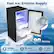 Fast Ice, Endless Supply
- 90 lbs/day
- 25LBS Storage Capacity
- 32 pcs Ice Cubes Per Cycle
- 13 Min Ice Making