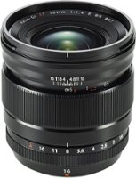 XF 16mm f/1.4 WR Ultrawide-Angle Lens for Fujifilm X-Series Cameras - Black - Front_Zoom