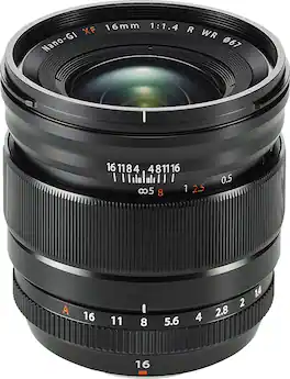 Fujifilm - XF16mmF1.4 WR Ultrawide-Angle Lens - Black