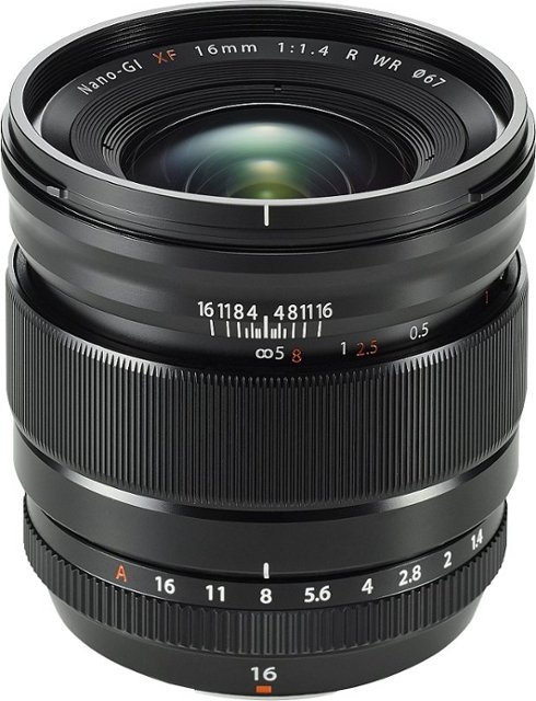 Fujifilm XF16mmF1.4 WR Ultrawide-Angle Lens Black 16463670 - Best Buy
