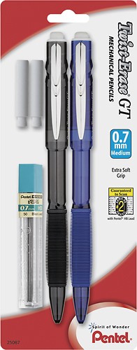  Pentel - Twist-Erase GT Mechanical Pencils (2-Pack)