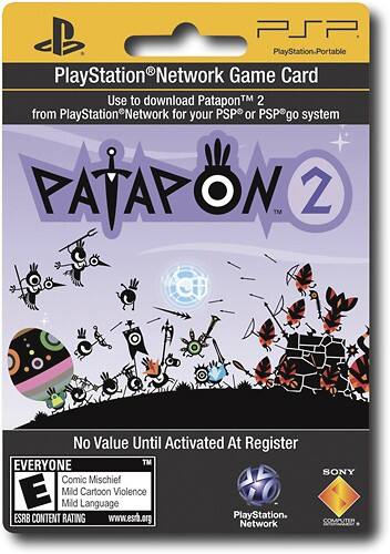 Front Standard. Sony - Patapon 2 Download Card.