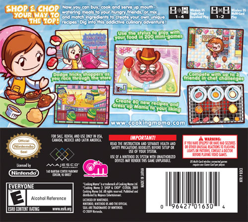 Customer Reviews: Cooking Mama 3: Shop & Chop Nintendo DS 1630 - Best Buy