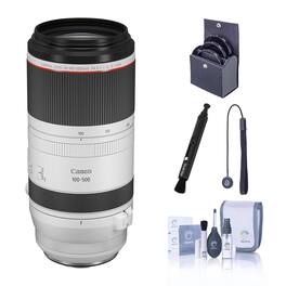 Bundle - Canon - RF 100-500mm f/4.5-7.1 L IS USM Lens, with 77mm Filter Kit, Lens Cap Tether, Lens Cleaner and Cleaning Kit