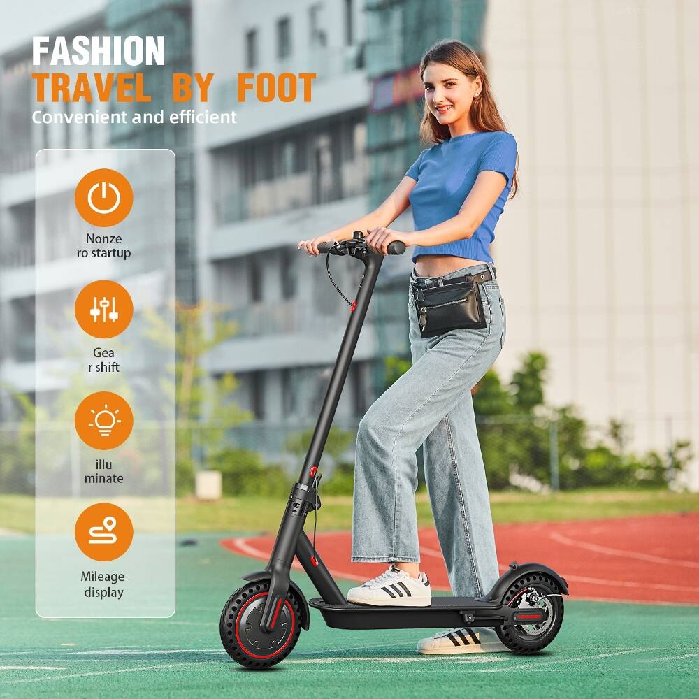 FASHION TRAVEL BY FOOT  
Convenient and efficient  

- Nonze ro startup  
- Gea r shift  
- illu minate  
- Mileage display