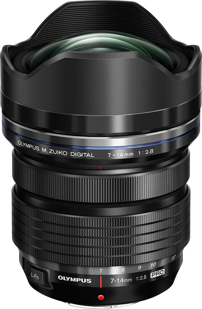 Alt View 1. Olympus - M. Zuiko ED 7-14mm f/2.8 Pro Lens - Black.