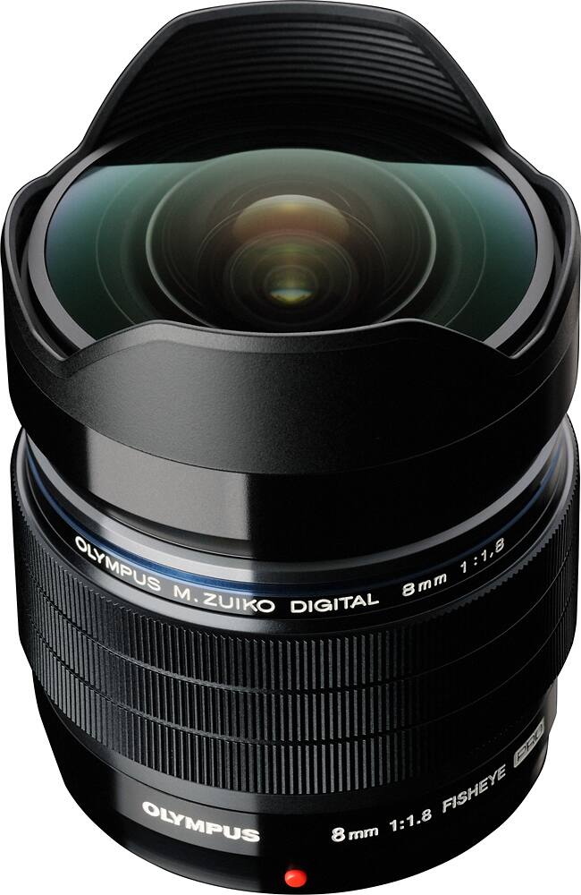 Alt View 11. Olympus - M. Zuiko ED 8mm f/1.8 Pro Lens - Black.