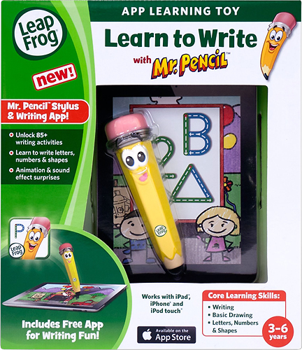 Best Buy: LeapFrog Learn to Write with Mr. Pencil Stylus and Writing App  Multi 19235