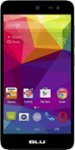Front Zoom. BLU - Life X8 4G with 8GB Memory Cell Phone (Unlocked) - Black.
