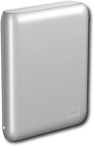 Angle Standard. Western Digital - My Passport Essential SE 750GB External USB 2.0 Portable Hard Drive - Silver.