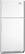 Front Standard. Frigidaire - Gallery 18.3 Cu. Ft. Top-Mount Refrigerator - Pearl White.