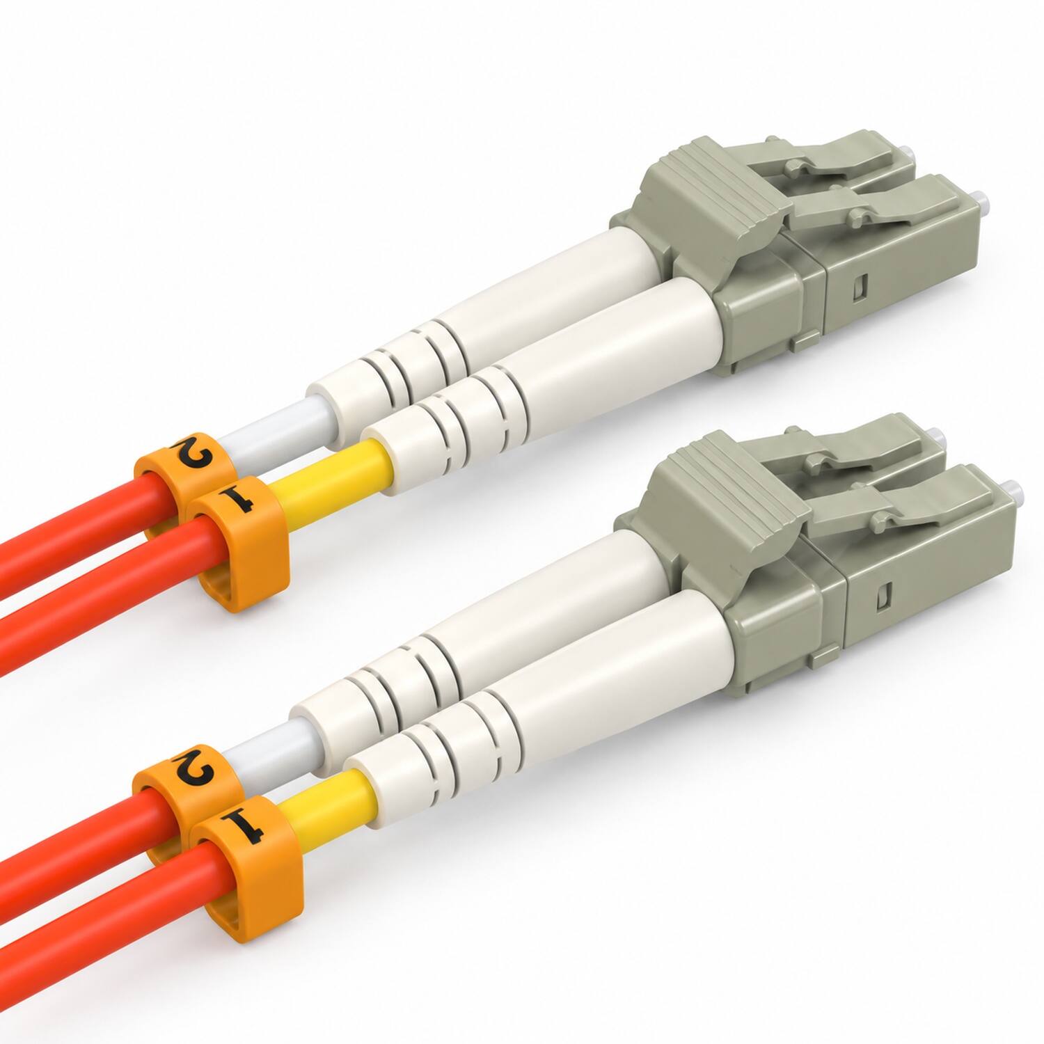 Angle. Sanoxy - 3m LC/LC Duplex 62.5/125 Multimode OM1 Fiber Optic Cable - Multi.