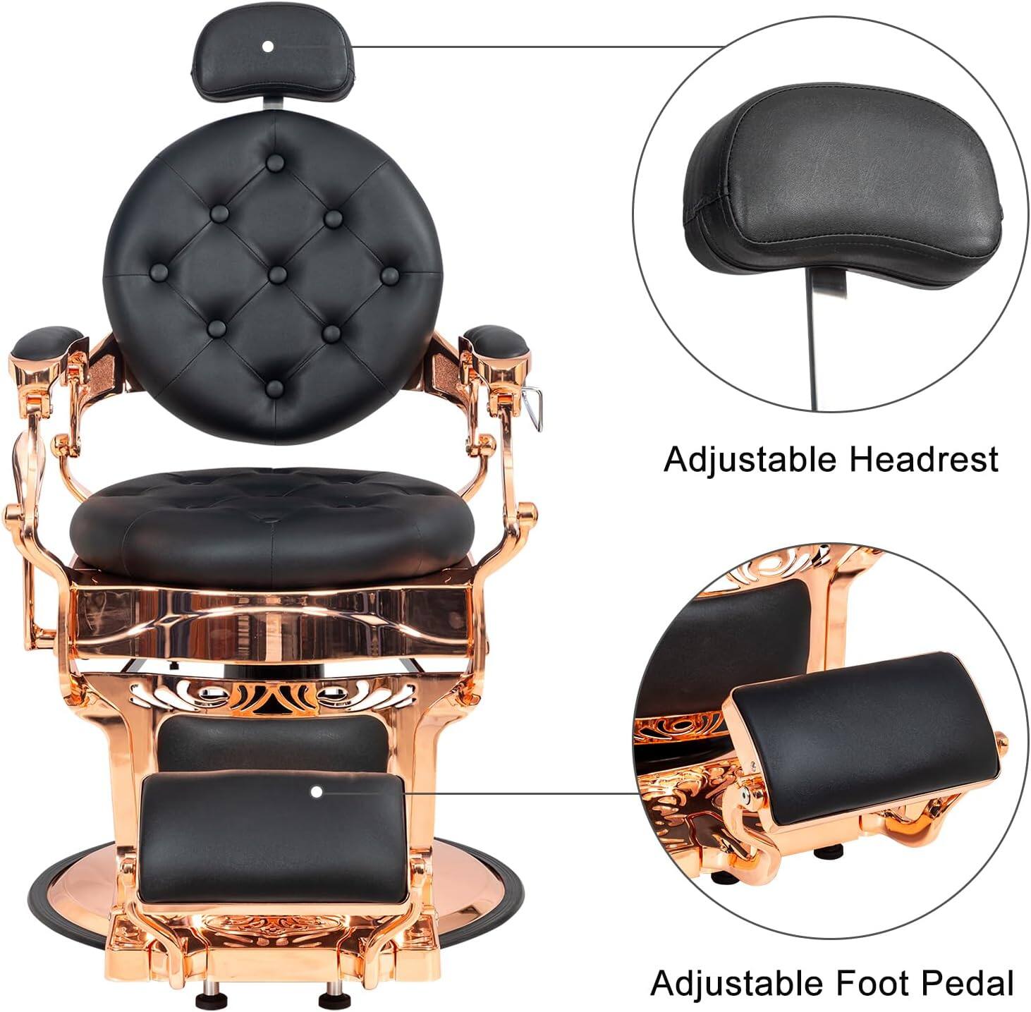 Adjustable Headrest  
Adjustable Foot Pedal