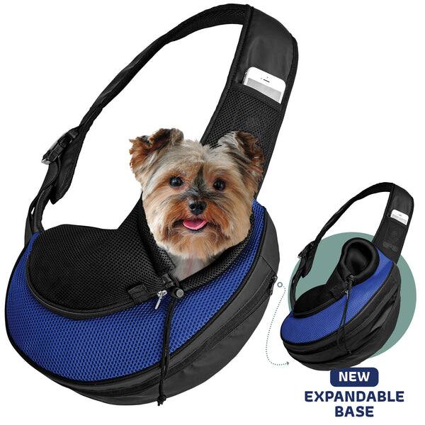 Katziela - Expandable Sling Bag - Front Shoulder Pet Carrier for Small Dog, Cat and Puppy