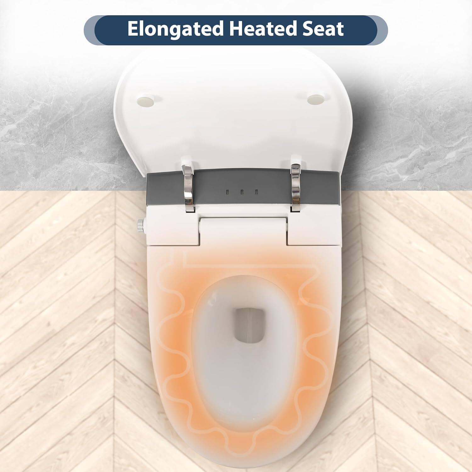 Elongated Heated Seat