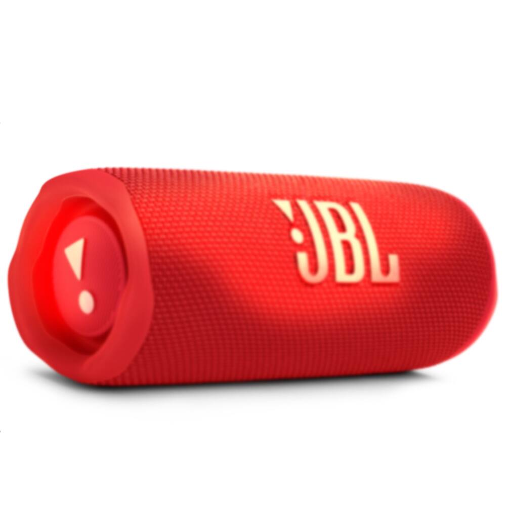 Angle. JBL - 2x JBL FLIP 6 Wireless Portable Waterproof Speaker - Red - Red.
