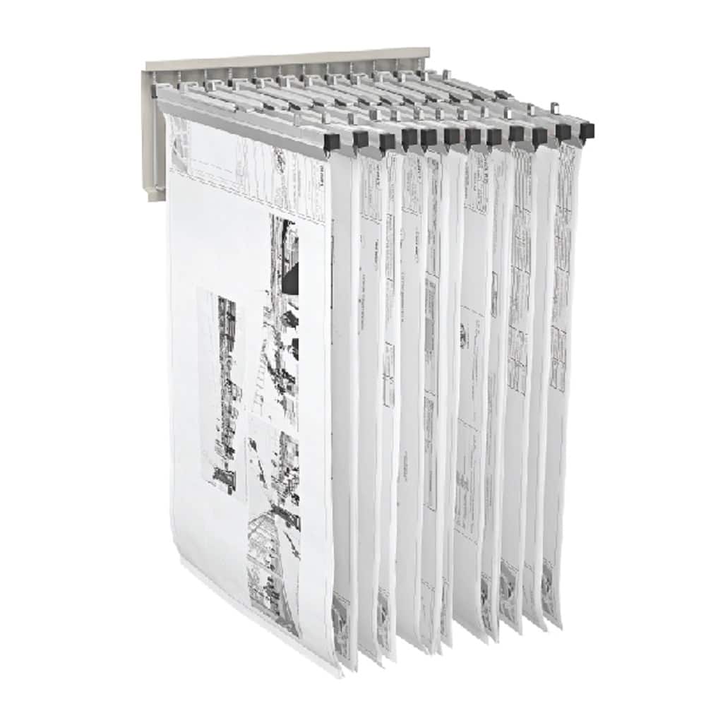 AdirOffice - Steel Blueprint Storage Pivot Wall Rack Office File Rack - Gray price history on PriceWatchPro