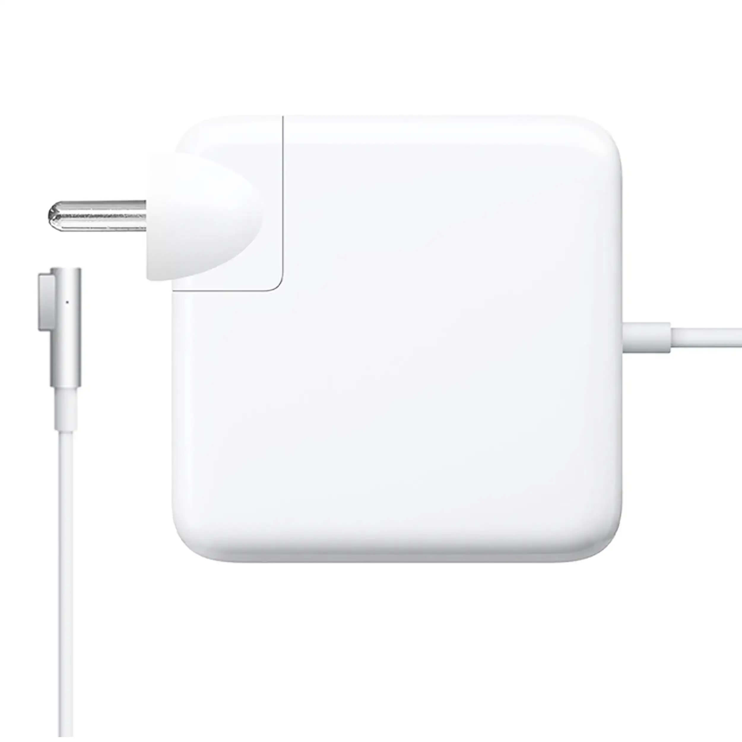 Front. MobileSentrix - 45W MagSafe 1 Power Adapter With Attached Cable Compatible For MacBook (L-Style) - Aftermarket - White.