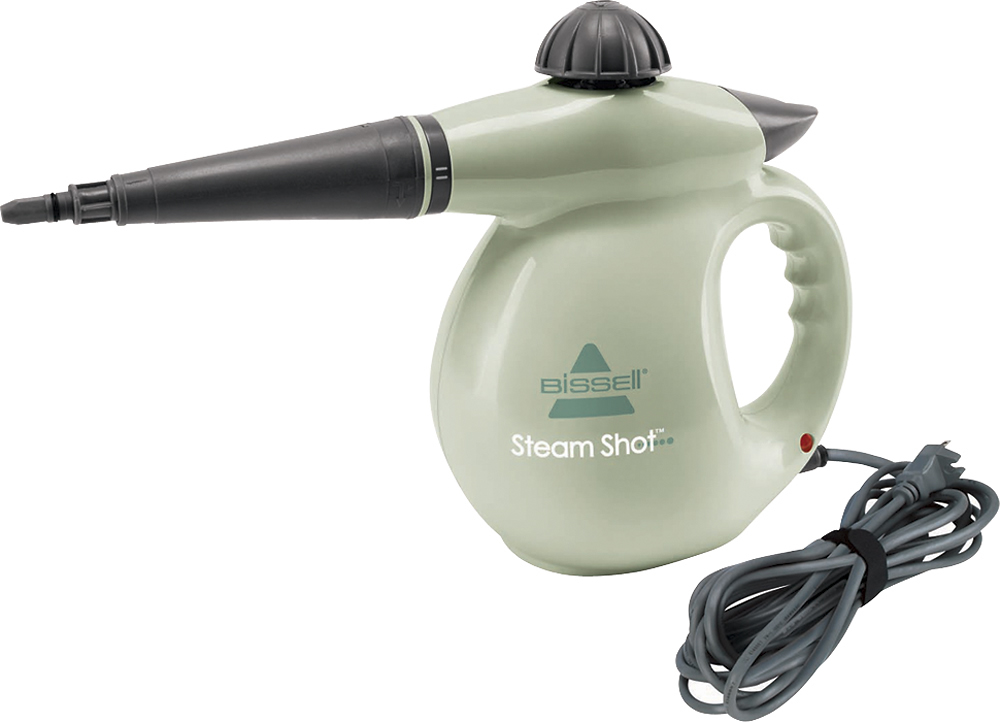 Angle View: BISSELL - Steam Shot Handheld Steam Cleaner & Sanitizer - Pearl wasabi