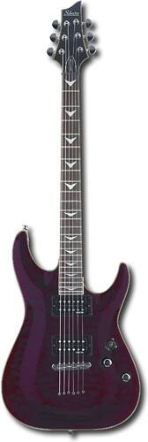 Front Standard. Schecter - Omen Extreme 7-String Full-Size Double-Cutaway Electric Guitar - Black Cherry.