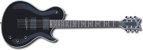 Front Standard. Schecter - Hellraiser Solo 6-String Full-Size Single-Cutaway Electric Guitar - Black.