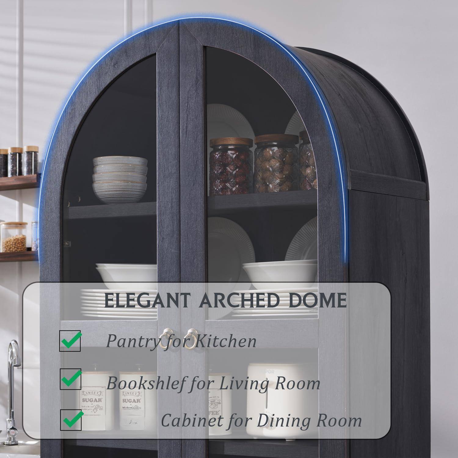ELEGANT ARCHED DOME

- Pantry for Kitchen
- Bookshelf for Living Room
- Cabinet for Dining Room
