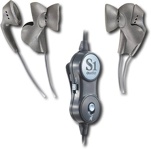 Angle Standard. S1 Audio - BudBud Music Earbud Headphones.