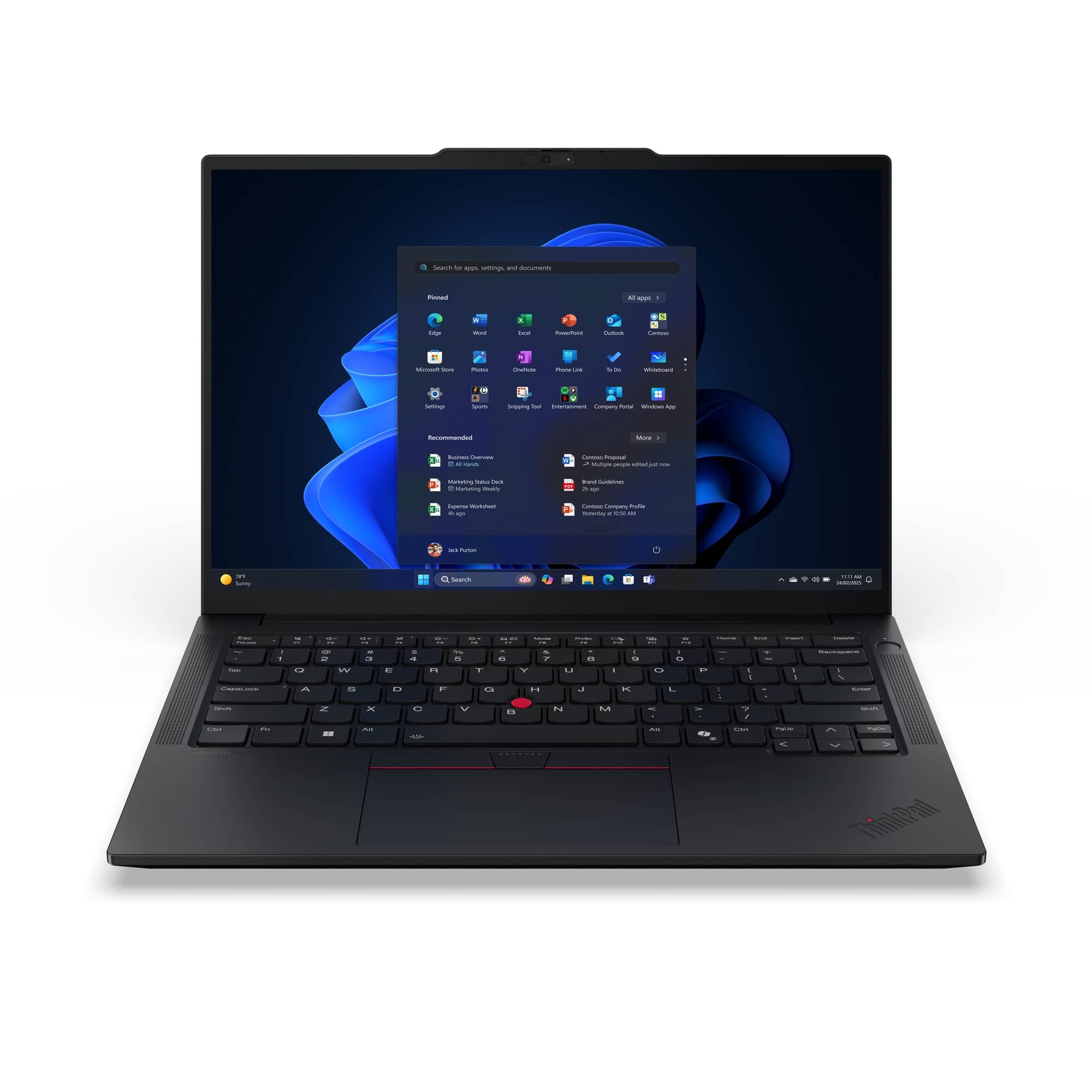Lenovo - ThinkPad E14 Gen 7 14" Laptop - Latest Model - Intel Core 7 with 16GB Memory - 512GB SSD - Black - Front_Zoom